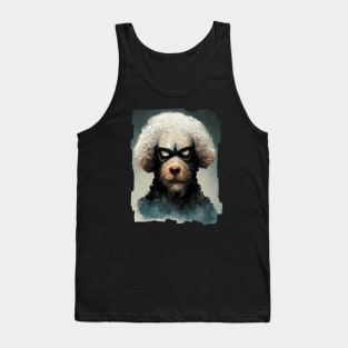 Superhero Poodle Dog Tank Top